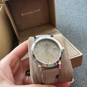 Womens Burberry Leather Watch
